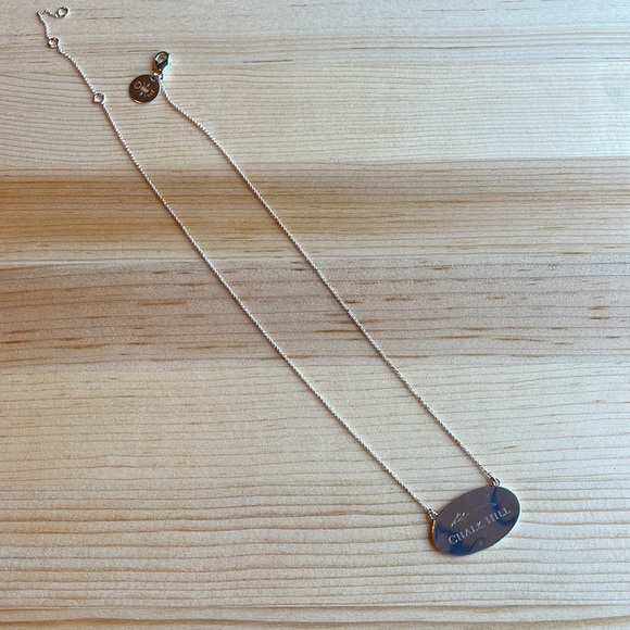 Olive & Poppy Chalk Hill Pendant Necklace Sterling Silver - Picture 2 of 4